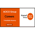 مجموعة اسيكو تعلن عن 3 وظائف شاغرة في الكويت ACICO Group announces 3 vacancies in Kuwait